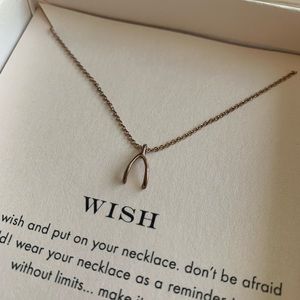 💖2 for $15!Rose-gold Dogeared Wishbone necklace💖